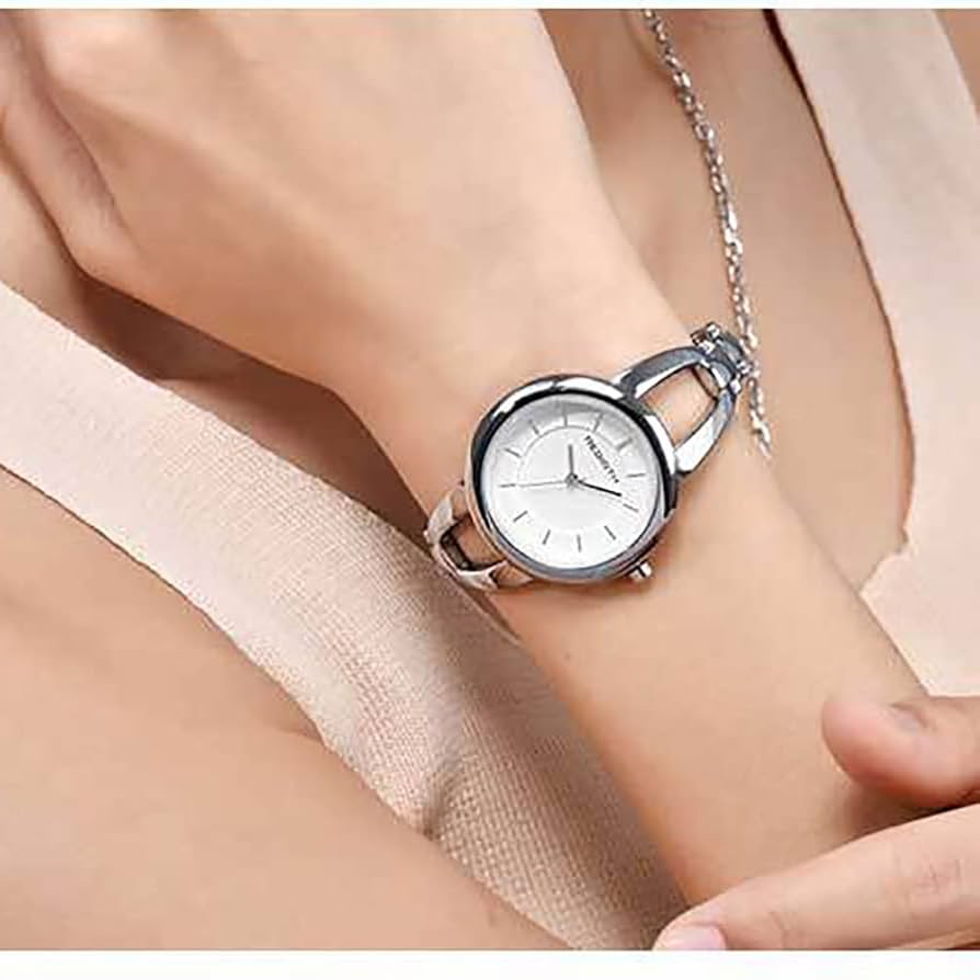 Amazon.co.jp: XCVMKH クォーツ時計女性スチールバンドラウンド